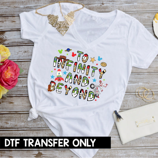 Famous Movie Cowboy Mouse DTF Heat Transfer Ready to Press